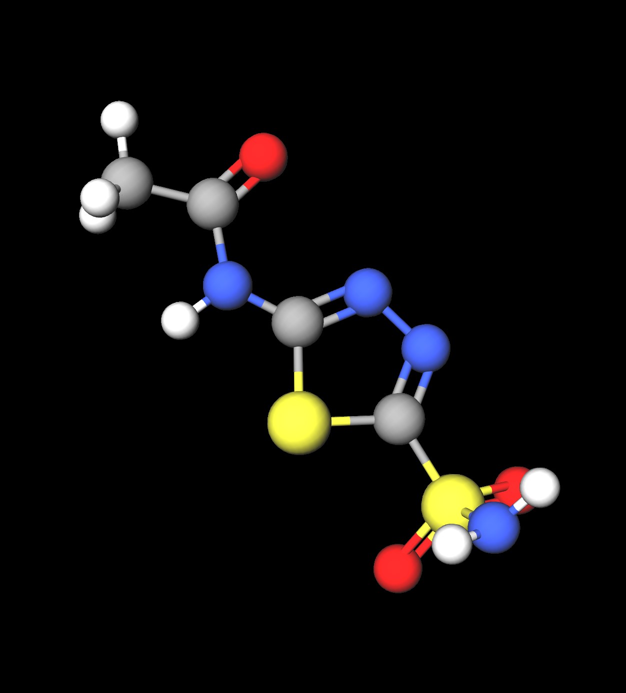 Molecules in Chromatography - Acetazolamide (JPG)