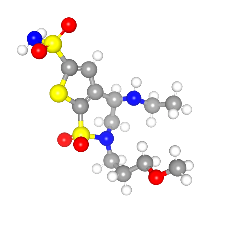 Molecules in Chromatography - Brinzolamide (WebP)