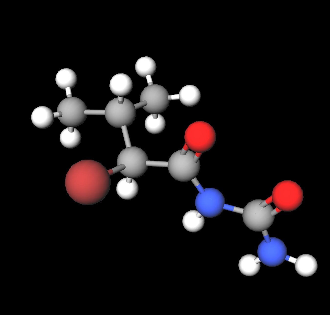 Molecules in Chromatography - Bromovalerylurea (JPG)