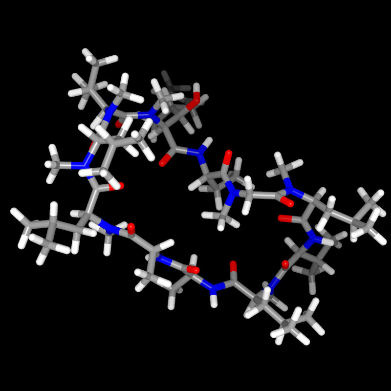 Molecules in Chromatography - CyclosporinA (JPG)