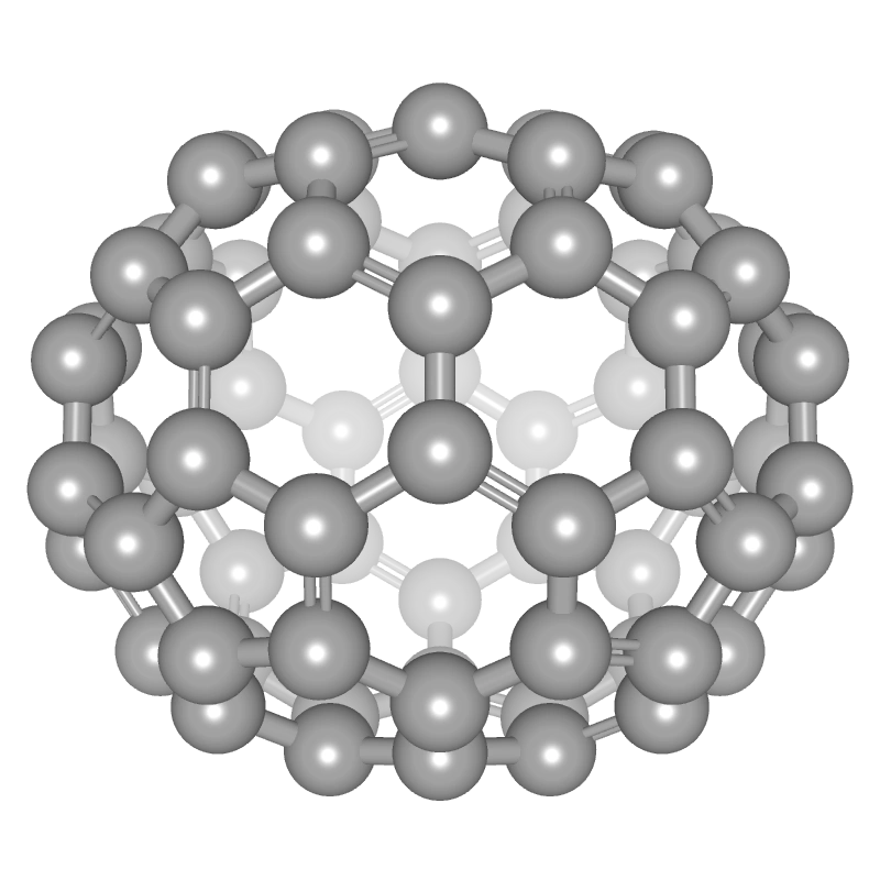 Molecules in Chromatography - Fullerene-C70 (WebP)