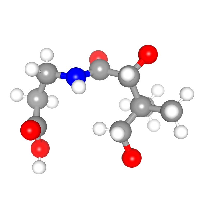 Molecules in Chromatography - PantothenicAcid (WebP)