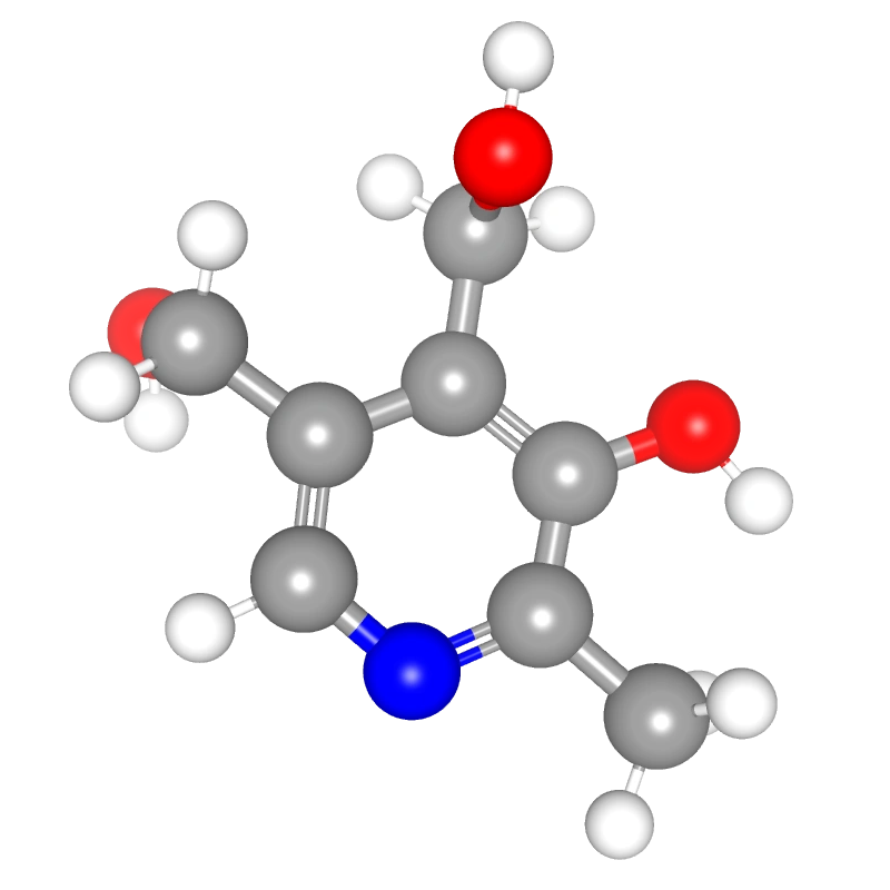 Molecules in Chromatography - Pyridoxine (WebP)