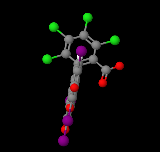 Molecules in Chromatography - RoseBengal (WebP)