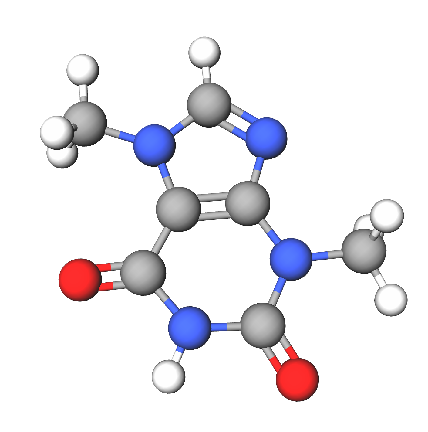 Molecules in Chromatography - Theobromine (WebP)