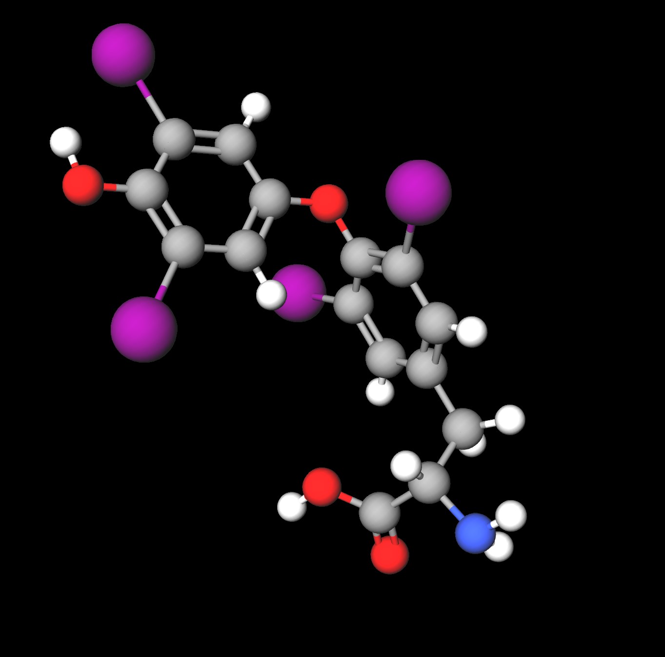 Molecules in Chromatography - Thyroxine (JPG)
