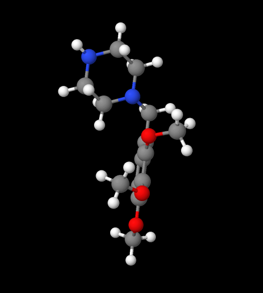 Molecules in Chromatography - Trimetazidine (WebP)